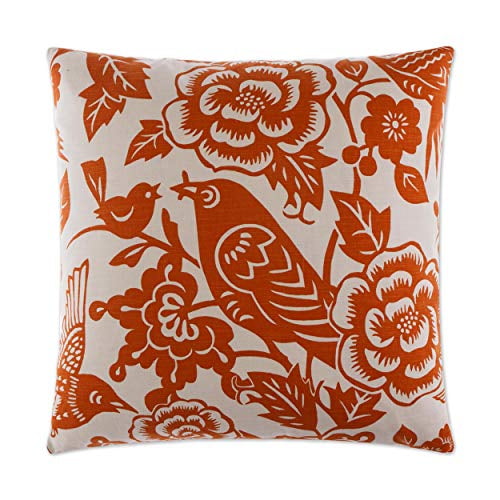 D.V. KAP Billybird , Tangerine (Set of 2) , Decorative Pillows